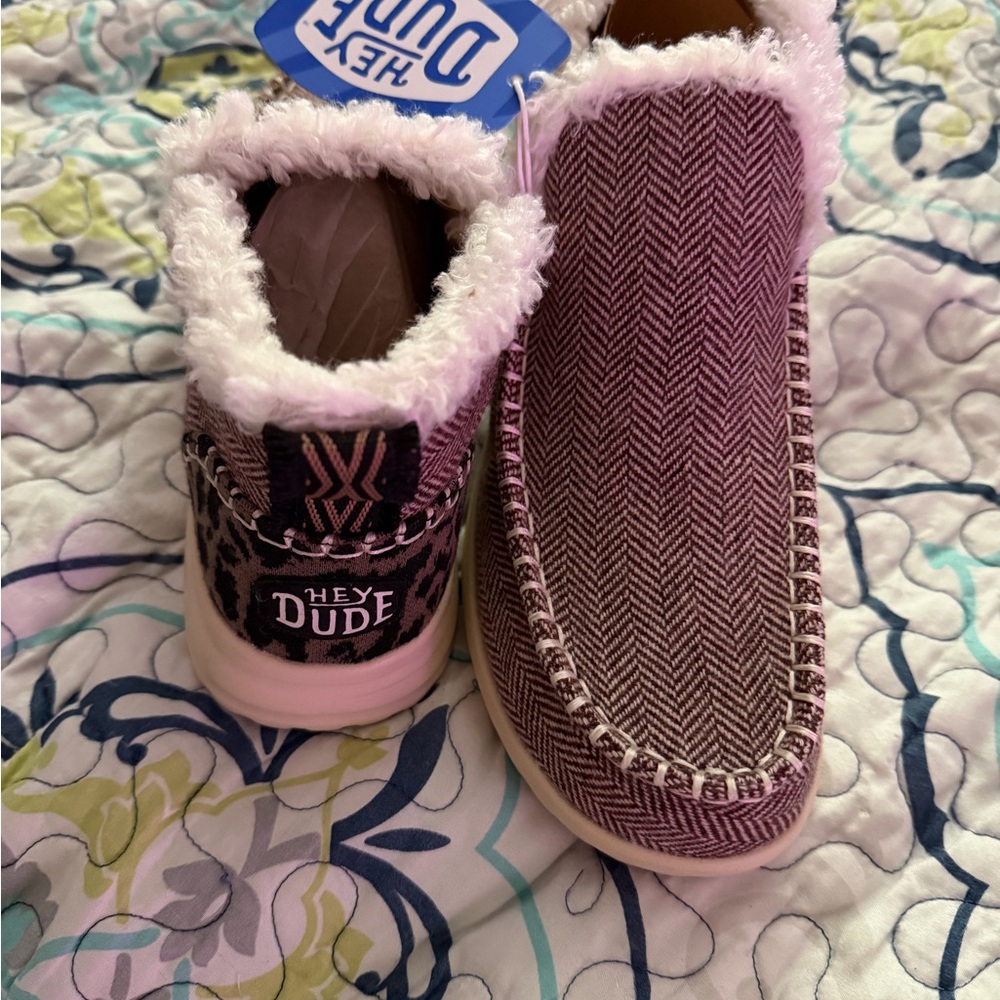 Hey Dude Herringbone Patterned Slip-Ons
